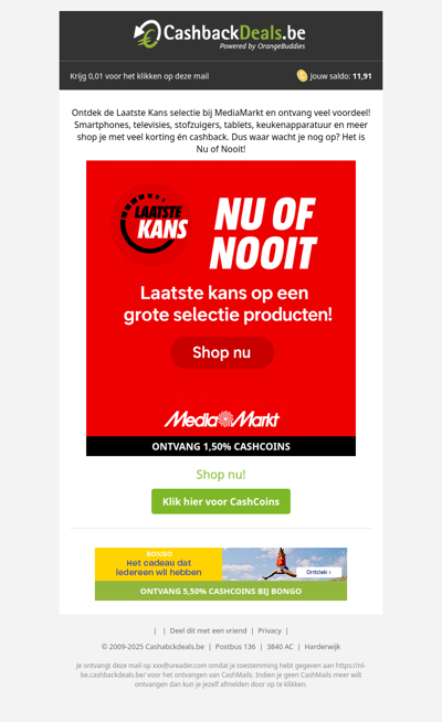 Nu of Nooit: Laatste kans op producten bij MediaMarkt