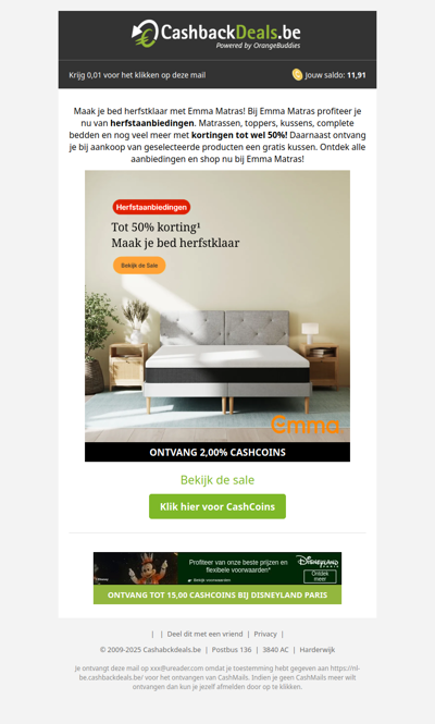 Ontdek de herfstaanbiedingen bij Emma Matras