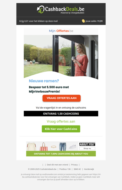 Nieuwe ramen? Bespaar tot 5.500 euro met MijnVerbouwPremie!