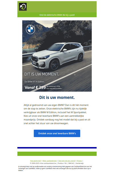 Dit is uw moment: vind de elektrische BMW die bij u past