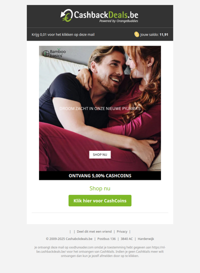 Drrom zacht in de nieuwe pyjama's van Bamboo Basics