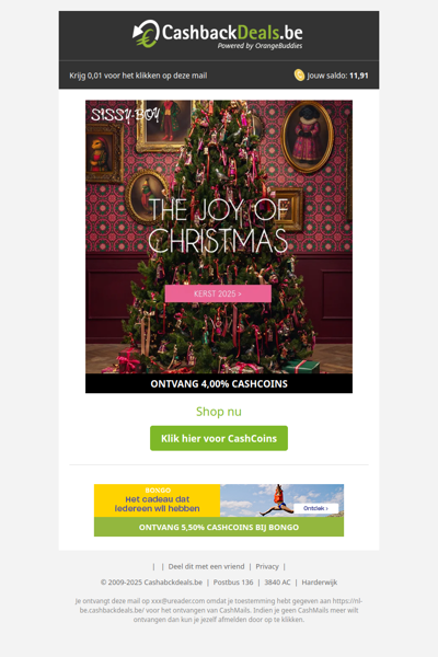 Shop de nieuwste kerst collectie van Sissy-Boy!