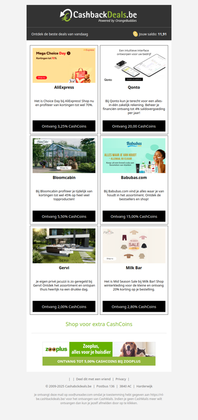 Vier het begin van het weekend met 6 geweldige deals!