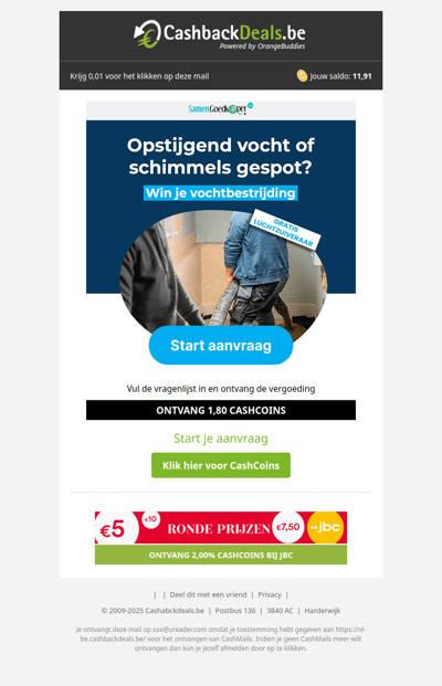 Last van vocht? Win je vochtbestrijding met Samengoedkoper
