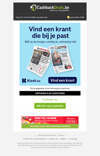 Vind een krant die echt bij je past!
