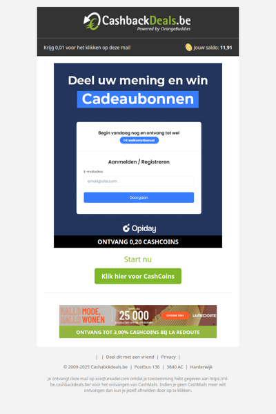 Deel uw mening en win cadeaubonnen!