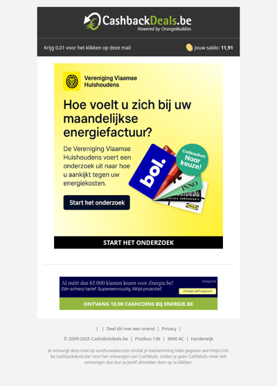 Geef je mening en maak kans op een cadeaubon!