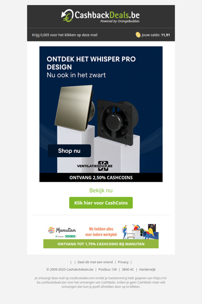 Shop nu de nieuwe Whisper Pro-Design bij Ventilatieshop!