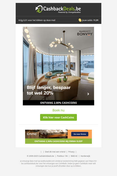 Blijf langer en bespaar tot 20%