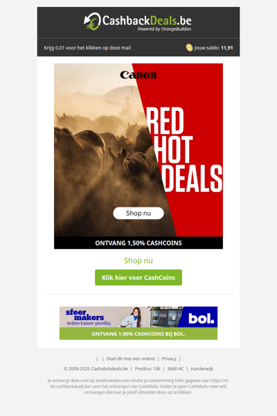 Profiteer van Black Friday aanbiedingen bij Canon