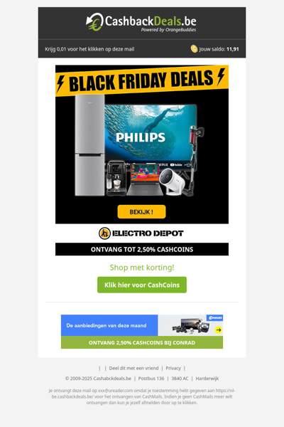 Ontdek de Black Friday deals van Electro Depot