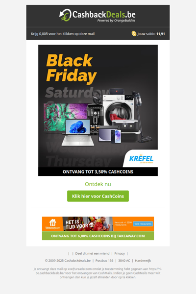 Profiteer van Black Friday deals bij Krefel!