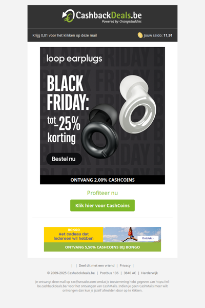 Tot 25% korting op Loop Earplugs