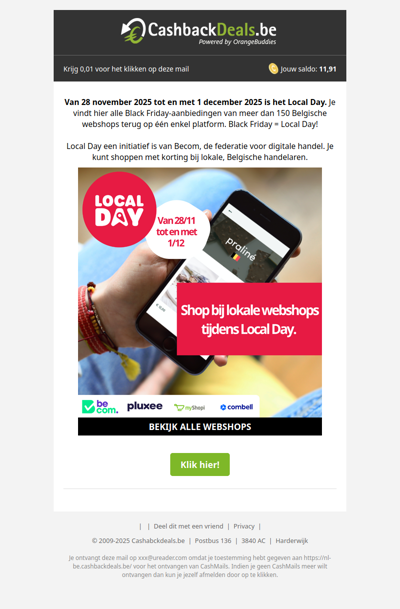 Shop bij lokale webshops tijdens Local Day!