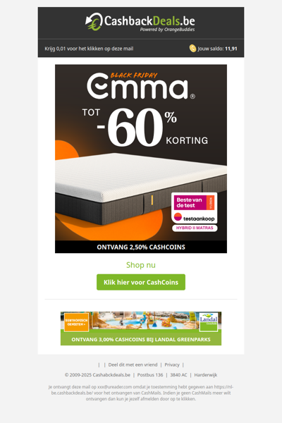 Tot 60% korting bij Emma
