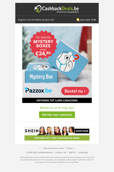 Jouw Pazzox Mystery Box wacht op je!