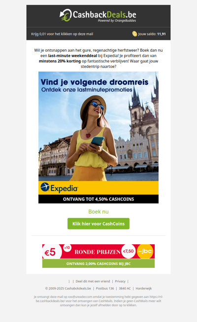 20% korting bij Expedia!