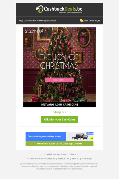 Shop de nieuwste kerst collectie van Sissy-Boy!