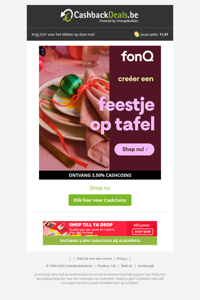 Feest op tafel? fonQ helpt