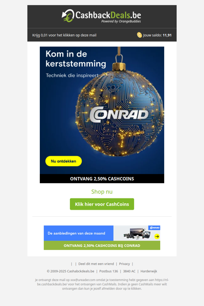 Kom in de kerststemming met Conrad!