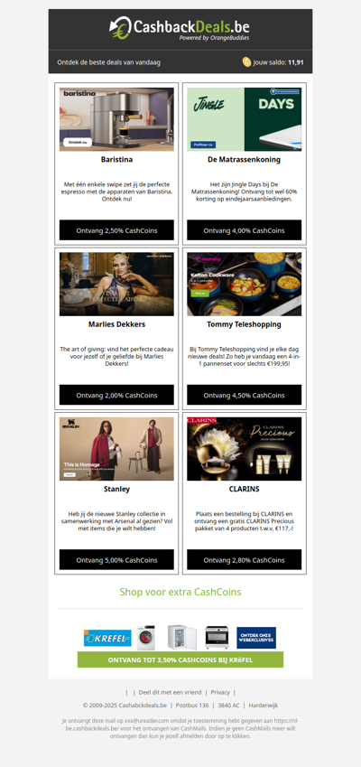 6 nieuwe deals voor sfefd