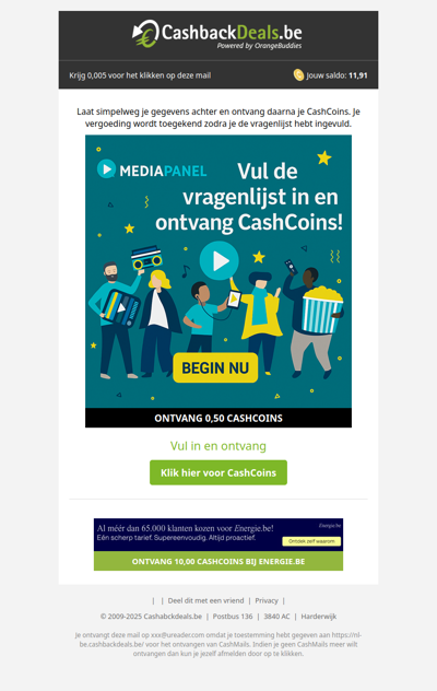 CashCoins wachten op je!
