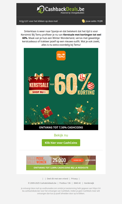 Tot 60% korting bij Temu!