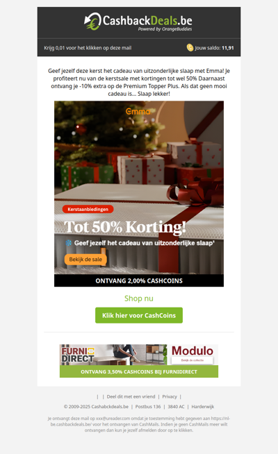 Tot 50% korting bij Emma
