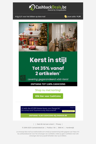 Tot 35% korting op Mode & Home vanaf 2 artikelen