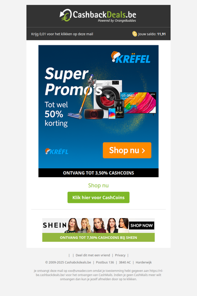 Tot wel 50% korting bij Krefel!