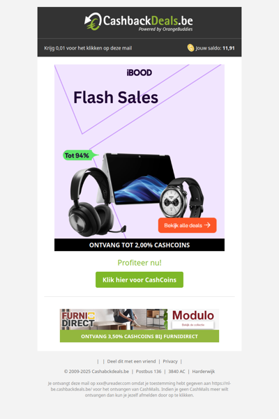 Ontdek de Flash Sales bij iBOOD!