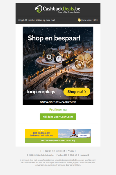 Bespaar tot 30% op Loop Earplugs