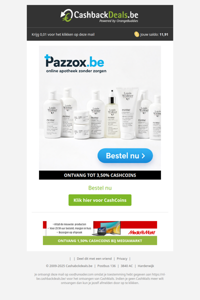 Droge huid? Pazzox helpt mee!