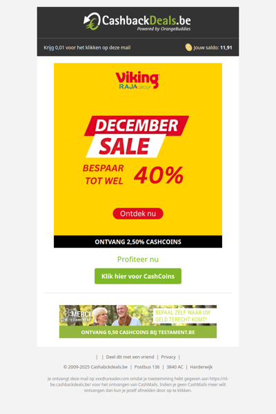 Bespaar tot wel 40% bij Viking
