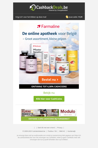 De online apotheek voor België!