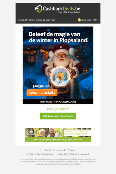 Een wintersprookje wacht op jullie!