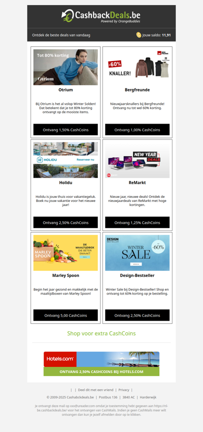 6 nieuwe deals om 2026 goed te beginnen!