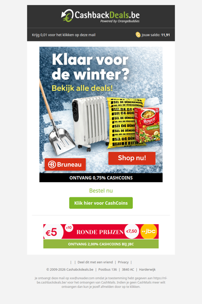 Winter deals bij Bruneau
