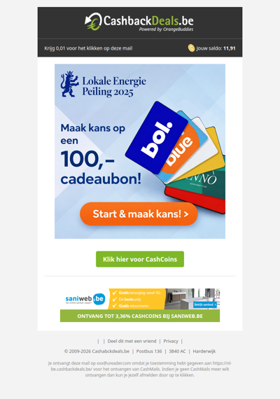 Win een 100,- cadeaubon!