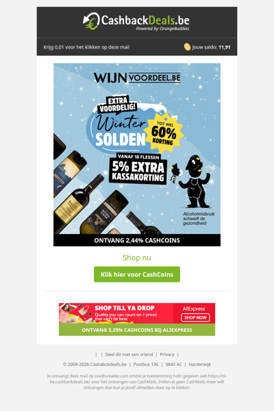 Solden bij Wijnvoordeel!