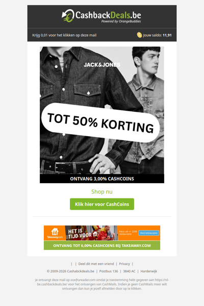 Tot 50% korting bij Jack & Jones