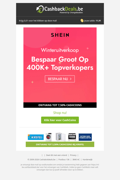 Winter sale bij SHEIN!