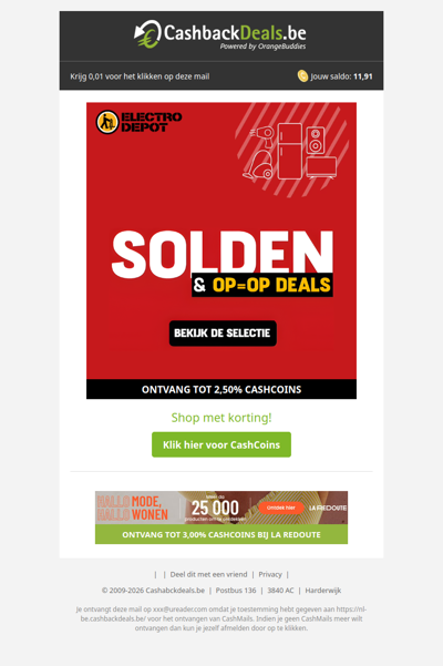 Solden bij Electro Depot!