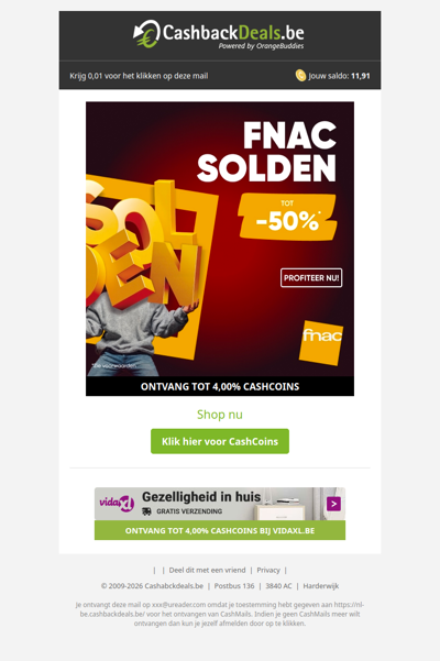 Tot 50% korting bij FNAC!
