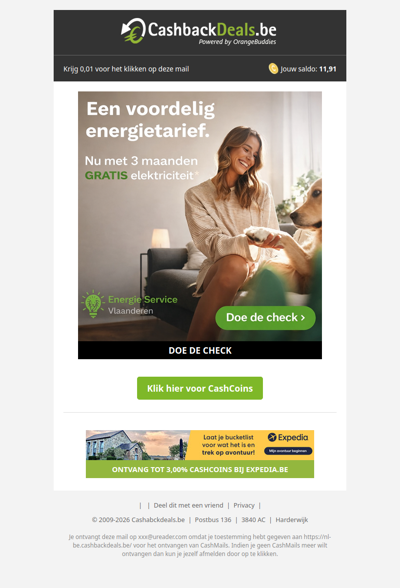 3 Maanden gratis elektriciteit!