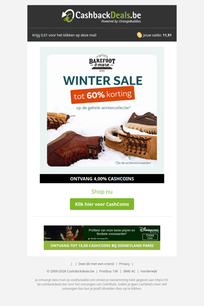 Tot 60% korting bij Barefoot & More!