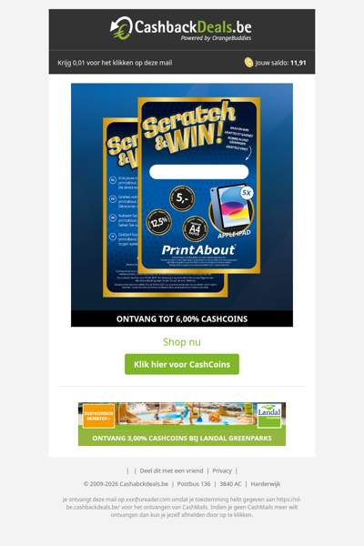 Er zijn prijzen te winnen bij PrintAbout!