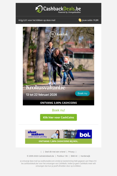 Vier de krokusvakantie bij Landal GreenParks!