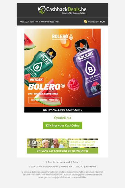 Ontdek de smaken van Bolero!