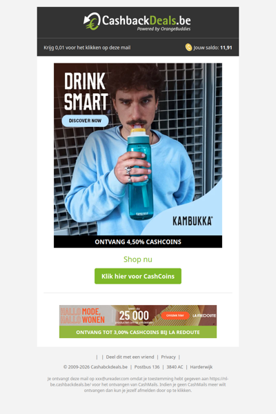 Ontdek de waterflessen van Kambukka